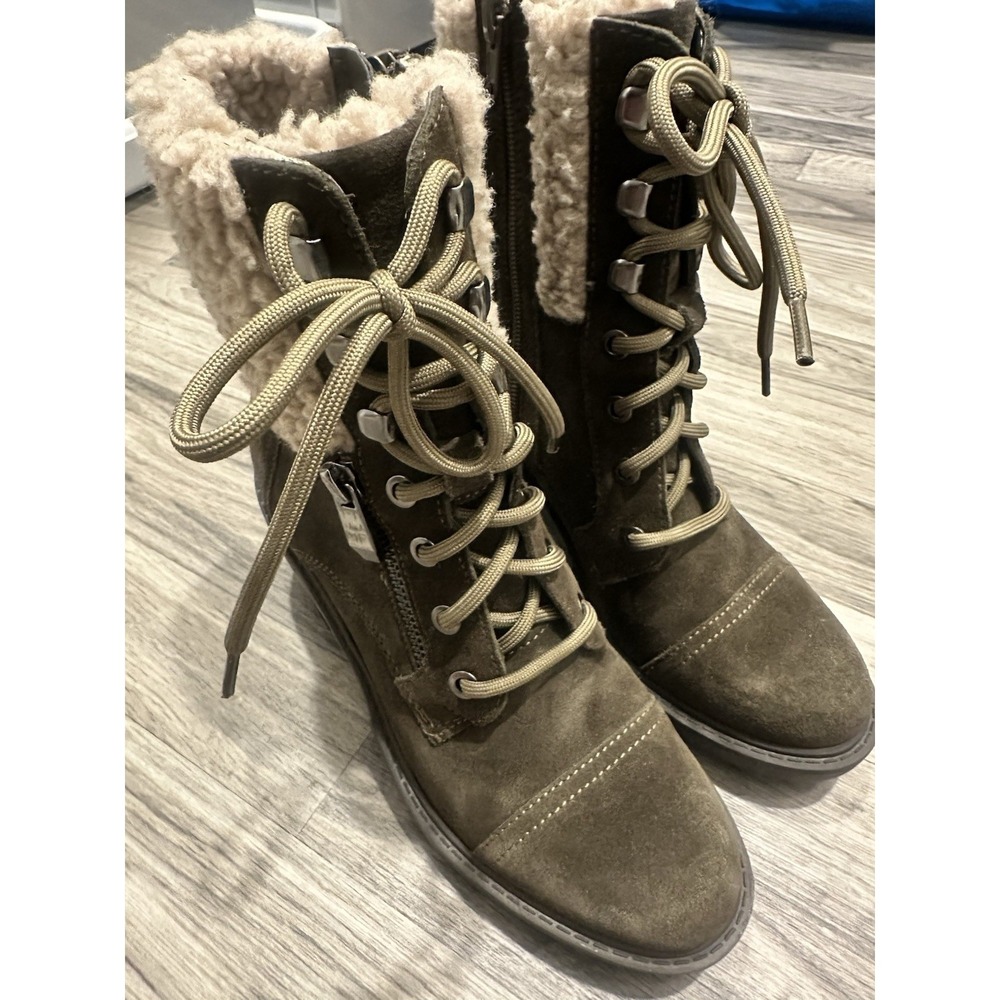 Marc Fisher Lakynn women's hiker-style lace-up ankle boots 5M